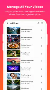 XVX All Video Downloader screenshot