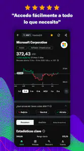 Yahoo Finanzas screenshot