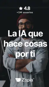 Zapia: Asistente IA personal screenshot