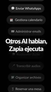 Zapia: Asistente IA personal screenshot