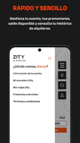 Mobilize share & Zity screenshot