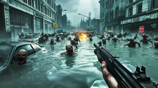 Zombie Fire 3D: Offline Game screenshot