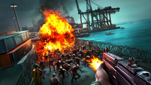 Zombie Fire 3D: Offline Game screenshot