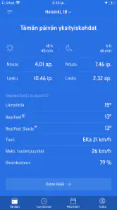 AccuWeather Sääennuste screenshot