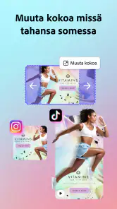 Adobe Express: AI-kuva, video screenshot