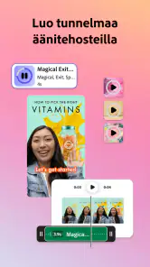 Adobe Express: AI-kuva, video screenshot