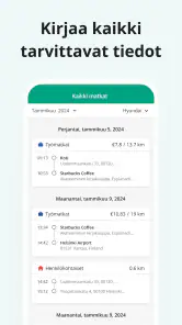 Ajopäiväkirja - Driversnote screenshot