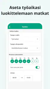 Ajopäiväkirja - Driversnote screenshot