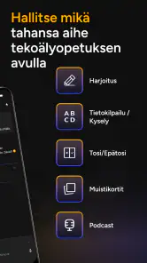 Astra AI: Opiskelu ja kokeet screenshot