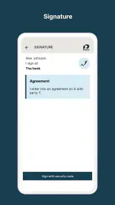 BankID security app screenshot