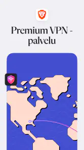 Brave Selain ja Hakukone screenshot