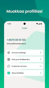Budbee screenshot