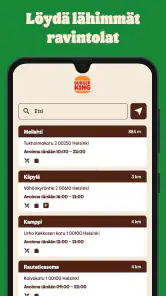 Burger King Suomi screenshot