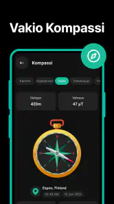 Digitaalinen kompassi screenshot