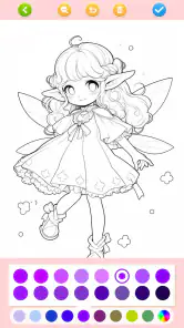 Doll Color: Princess Coloring screenshot