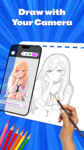 Draw Anime - AR Tracing App screenshot