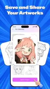 Draw Anime - AR Tracing App screenshot