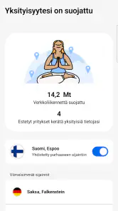 Elisa Tietoturva screenshot
