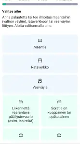 Fintraffic Mobiili screenshot
