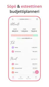 Fleur Budjetti Expense Tracker screenshot