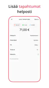 Fleur Budjetti Expense Tracker screenshot