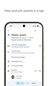 Google Kalenteri screenshot