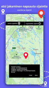 GPS navigointi,kartat suuntiin screenshot