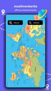 GPS navigointi,kartat suuntiin screenshot