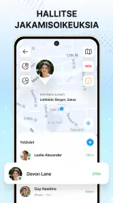 GPS-Puhelinpaikannin screenshot