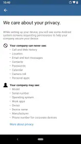 Intune-yritysportaali screenshot