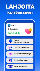JustPlay – Tienaa tai lahjoita screenshot