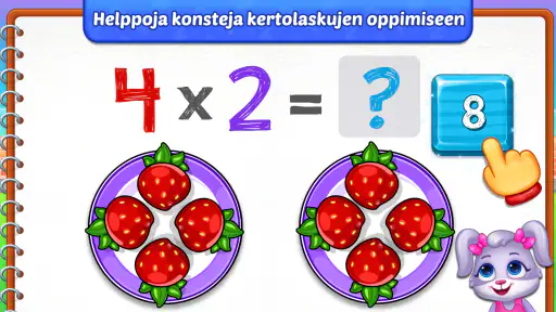 Kertotaulut peli lapsille 5-7 screenshot