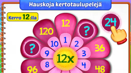 Kertotaulut peli lapsille 5-7 screenshot