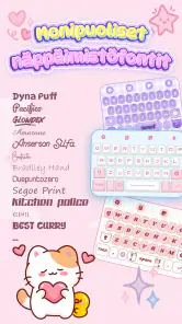 Keyboard Themes: Emoji Fonts screenshot