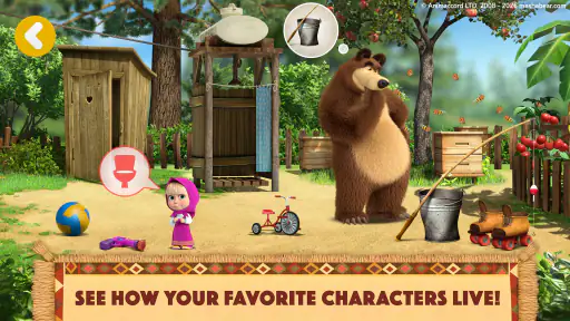 Masha and the Bear: Ystävät screenshot