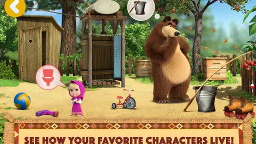 Masha and the Bear: Ystävät screenshot