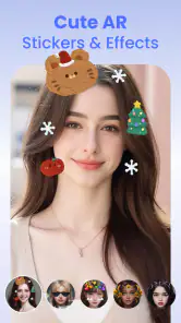 Meikkikamera ja selfie-editori screenshot