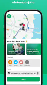 Menevä Taksi screenshot