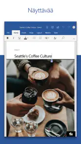 Microsoft Word: Edit Documents screenshot