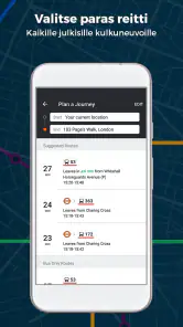 Moovit: Bussi- ja junainfo screenshot