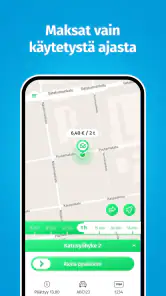 Moovy, parkkisovellus Suomesta screenshot