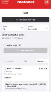 Motonet screenshot