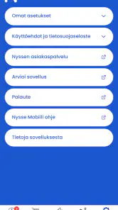 Nysse Mobiili screenshot