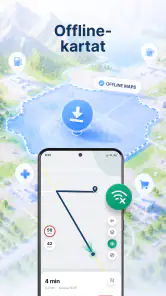 Offline-kartat & AI- screenshot