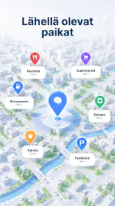 Offline-kartat & AI- screenshot