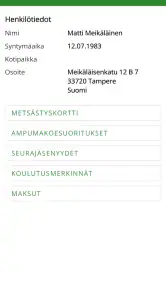 Oma riista screenshot