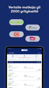 Omio: Junat, bussit & lennot screenshot