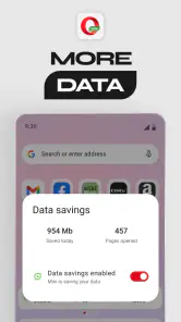Opera Mini -selain screenshot