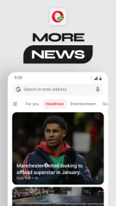 Opera Mini -selain screenshot