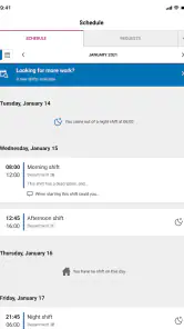 ORTEC Employee Self Service 7 screenshot
